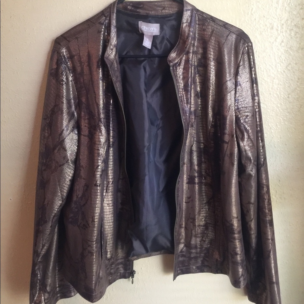 Chico’s Gold Jacket